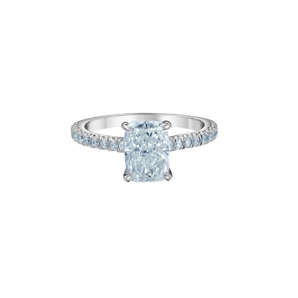 2.09ct Elongated Cushion Cut Lab Grown Diamond Ring Image 3 Victoria Jewellers REGINA, SK