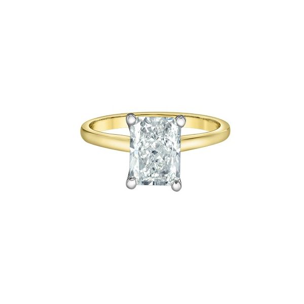 3.01ct Radiant Cut Lab Grown Diamond Ring Victoria Jewellers REGINA, SK