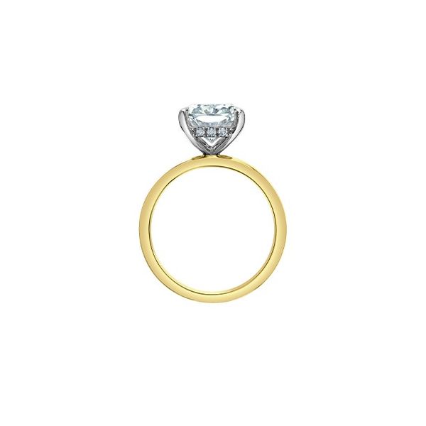 4.0ct Radiant Cut Lab Grown Diamond Ring Image 3 Victoria Jewellers REGINA, SK