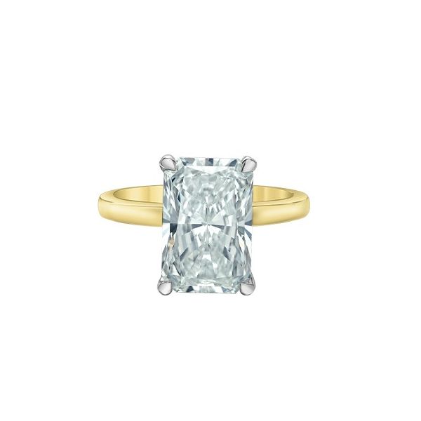 4.0ct Radiant Cut Lab Grown Diamond Ring Victoria Jewellers REGINA, SK