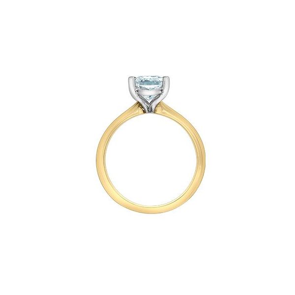 3.01ct Radiant Cut Lab Grown Diamond Ring Image 2 Victoria Jewellers REGINA, SK