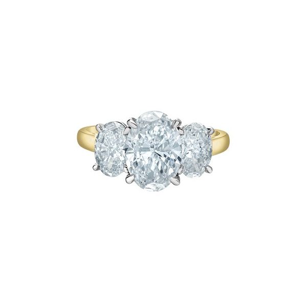 3.49ctw Oval Lab Grown Diamond Ring Image 3 Victoria Jewellers REGINA, SK