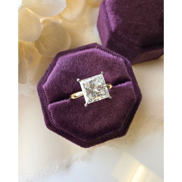 3.04ct Princess Cut Lab Grown Diamond Ring Victoria Jewellers REGINA, SK