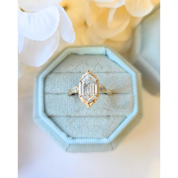 2.56ct Hexagon Cut Lab Grown Diamond Ring Victoria Jewellers REGINA, SK