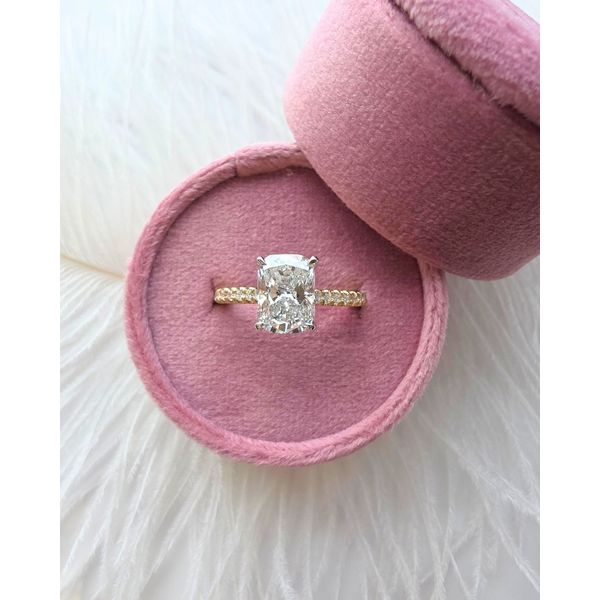 2.07ct Elongated Cushion Cut Lab Grown Diamond Ring Victoria Jewellers REGINA, SK