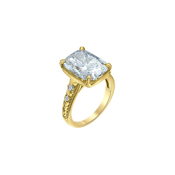 CUSHION CUT ENGAGEMENT RING Image 2 Victoria Jewellers REGINA, SK