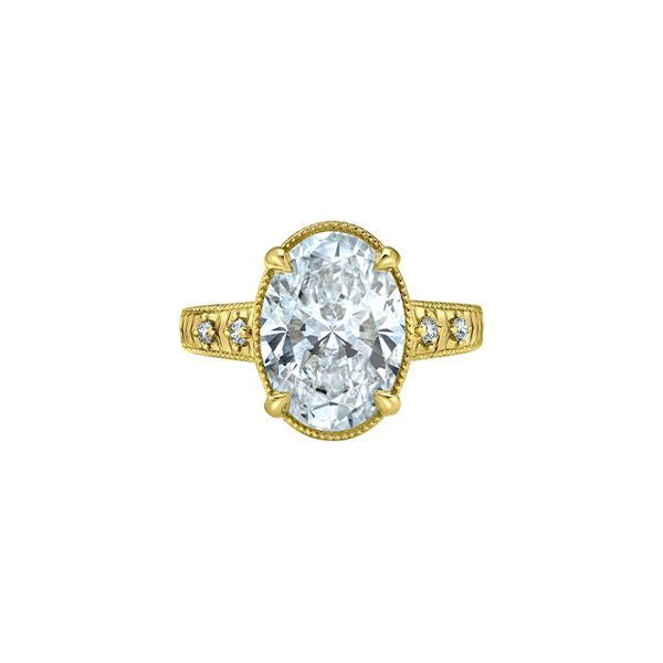 LAB GROWN OVAL ENGAGEMENT RING Victoria Jewellers REGINA, SK