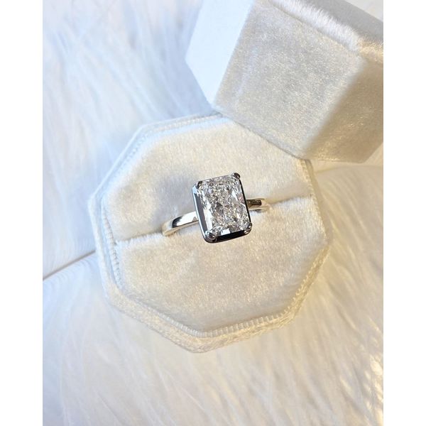 2.05ct Radiant Cut Lab Grown Diamond Ring Victoria Jewellers REGINA, SK