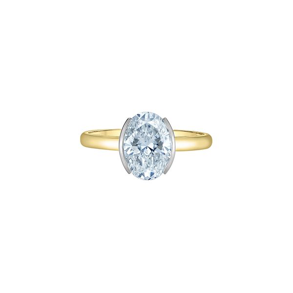 1.51ct Oval Brilliant Cut Lab Grown Diamond Ring Victoria Jewellers REGINA, SK