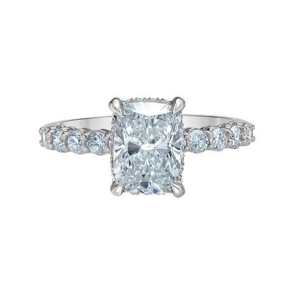 3.0ct Elongated Cushion Cut Lab Grown Diamond Ring Victoria Jewellers REGINA, SK