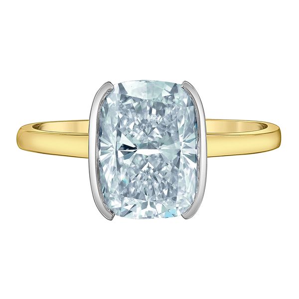 3.05ct Elongated Cushion Cut Lab Grown Diamond Ring Victoria Jewellers REGINA, SK