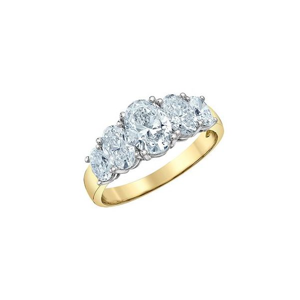 5.06ct (tw) Oval Brilliant Cut Lab Grown Diamond Ring Image 2 Victoria Jewellers REGINA, SK