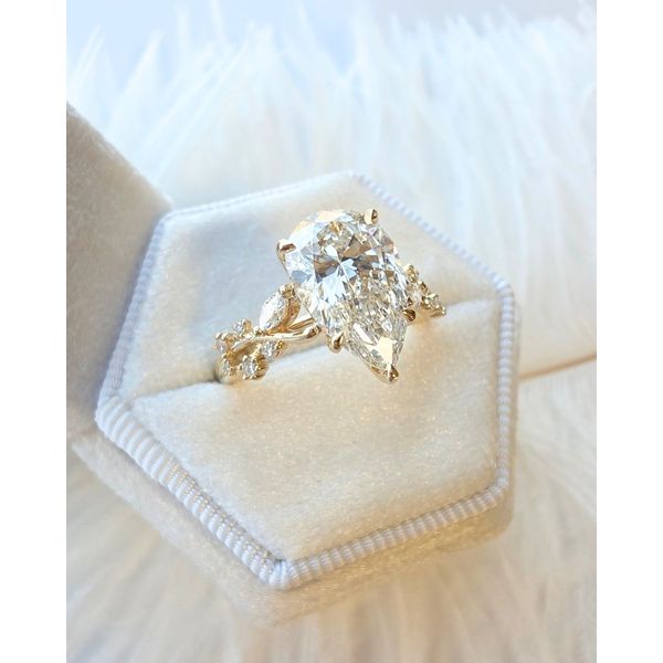 3.00ct Pear Cut Lab Grown Diamond Ring Victoria Jewellers REGINA, SK