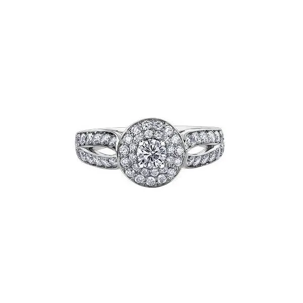 Maple Leaf Canada 150-Cut Diamond Engagement Ring Victoria Jewellers REGINA, SK