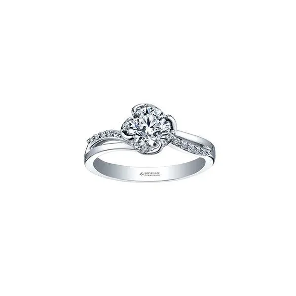 Maple Leaf Canadian Diamond Engagement Ring Victoria Jewellers REGINA, SK