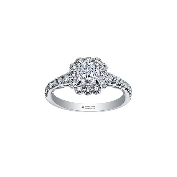 Maple Leaf Canadian Diamond Engagement Ring Victoria Jewellers REGINA, SK