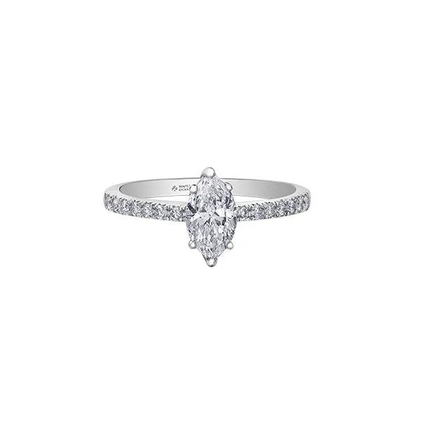 Maple Leaf Canadian Diamond Engagement Ring Victoria Jewellers REGINA, SK