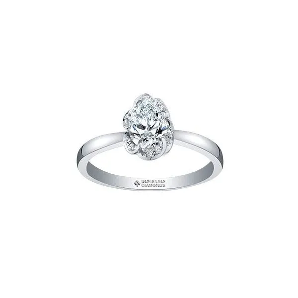 Maple Leaf Canadian Diamond Engagement Ring Victoria Jewellers REGINA, SK