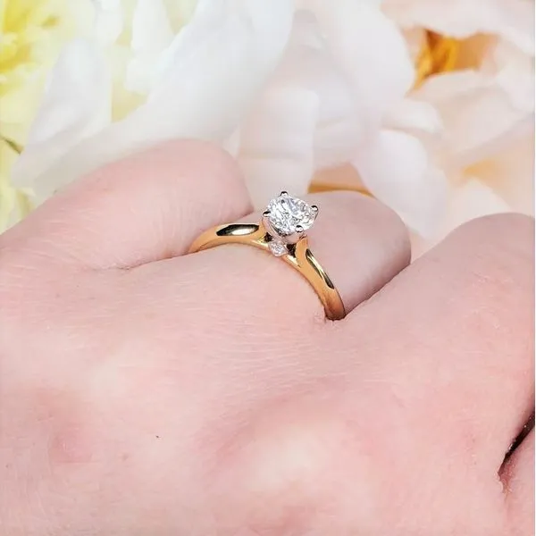 Maple Leaf Canadian Diamond Engagement Ring Image 2 Victoria Jewellers REGINA, SK