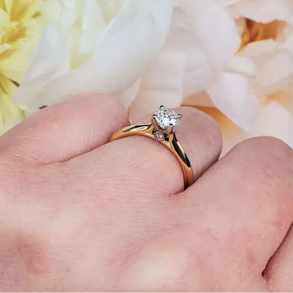 Maple Leaf Canadian Diamond Engagement Ring Image 2 Victoria Jewellers REGINA, SK