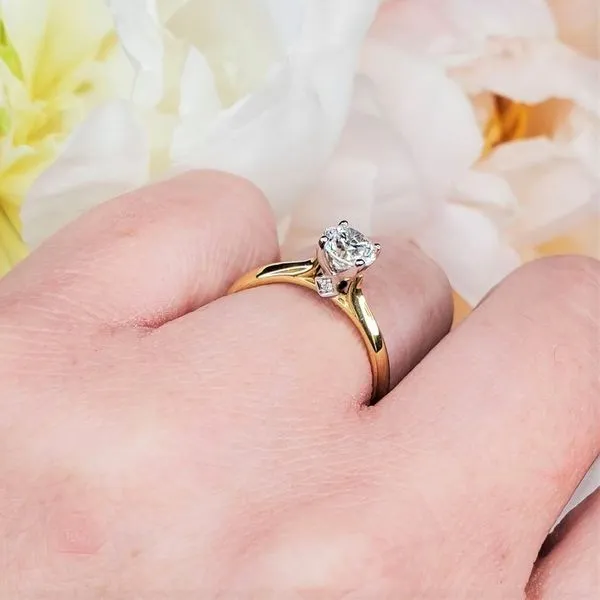 Maple Leaf Canadian Diamond Engagement Ring Image 2 Victoria Jewellers REGINA, SK