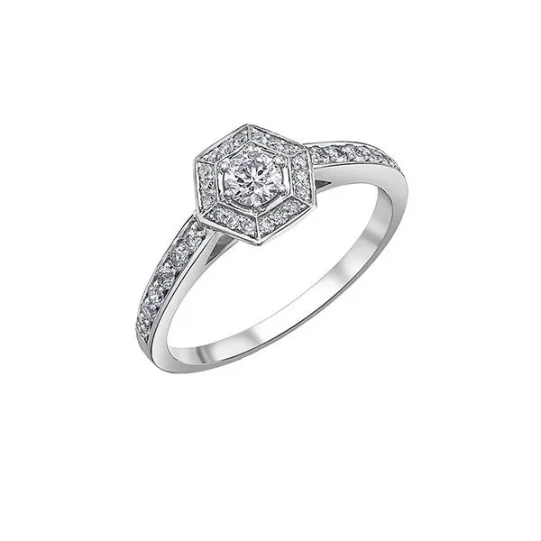 0.18ct Round Brilliant Cut Canadian Diamond Ring Victoria Jewellers REGINA, SK