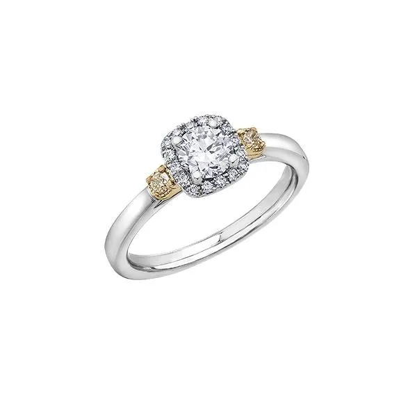 Maple Leaf Canadian Diamond Engagement Ring Image 2 Victoria Jewellers REGINA, SK