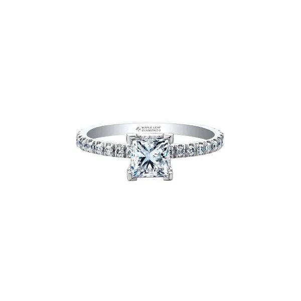 Maple Leaf Canadian Diamond Engagement Ring Victoria Jewellers REGINA, SK