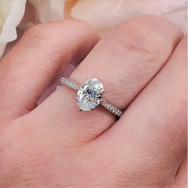 Maple Leaf Canadian Diamond Engagement Ring Image 3 Victoria Jewellers REGINA, SK