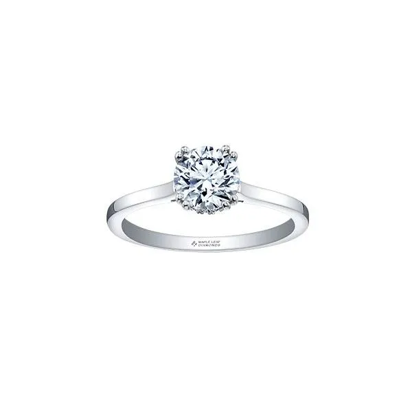 Maple Leaf Canadian Diamond Engagement Ring Victoria Jewellers REGINA, SK