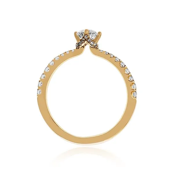 Maple Leaf Diamond Engagement Ring Image 3 Victoria Jewellers REGINA, SK