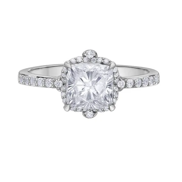 1.52ct Cushion Cut Maple Leaf Canadian Diamond Ring Image 2 Victoria Jewellers REGINA, SK
