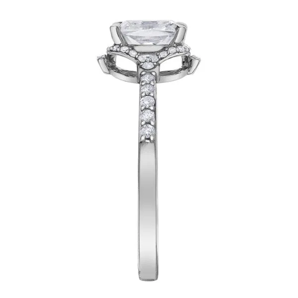 1.52ct Cushion Cut Maple Leaf Canadian Diamond Ring Image 4 Victoria Jewellers REGINA, SK