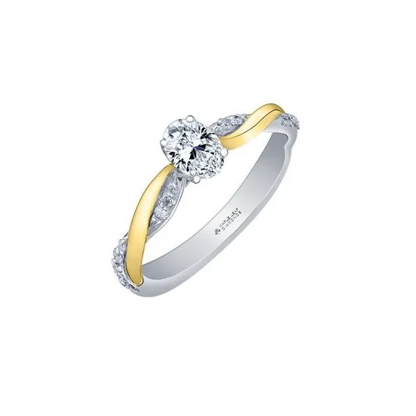 0.53ct Oval Maple Leaf Canadian Diamond Ring Victoria Jewellers REGINA, SK