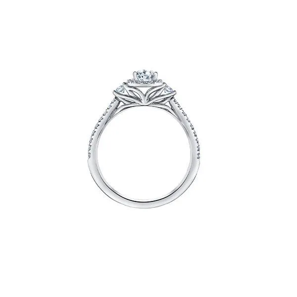 0.52ct Pear Cut Maple Leaf Canadian Diamond Ring Image 3 Victoria Jewellers REGINA, SK