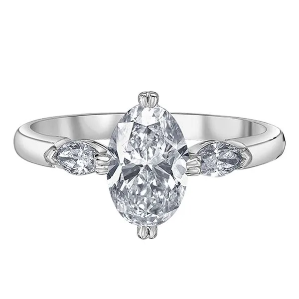 1.66ct Oval Brilliant Cut Diamond Ring Victoria Jewellers REGINA, SK