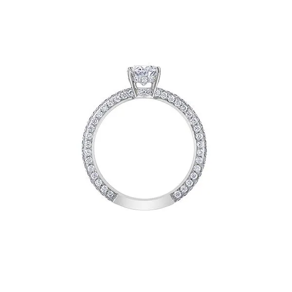 1.03ct Oval Maple Leaf Canadian Diamond Ring Image 2 Victoria Jewellers REGINA, SK