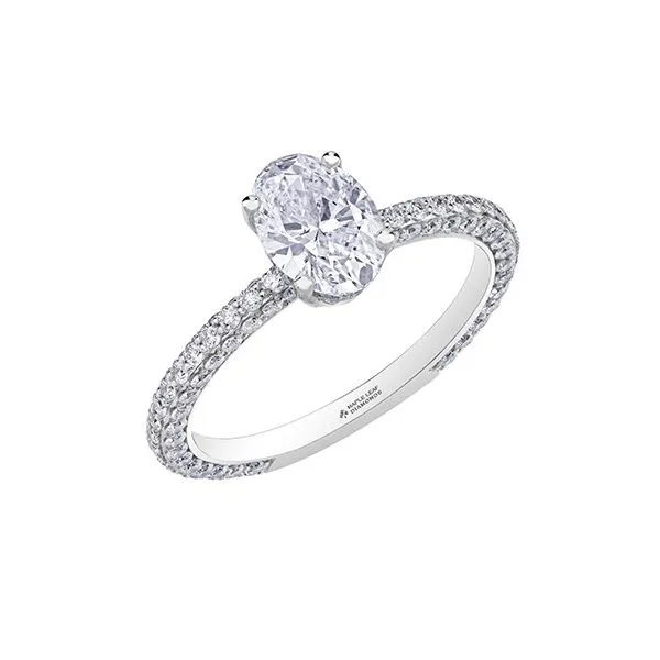 1.03ct Oval Maple Leaf Canadian Diamond Ring Victoria Jewellers REGINA, SK