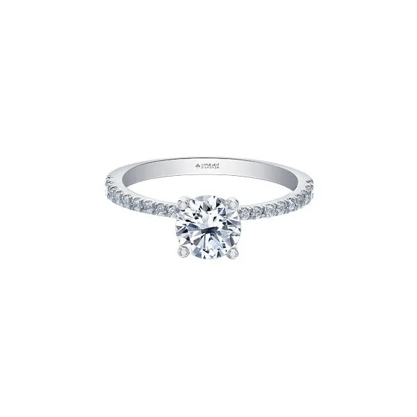 1.0ct Round Brilliant Cut Maple Leaf Canadian Diamond Ring Image 3 Victoria Jewellers REGINA, SK