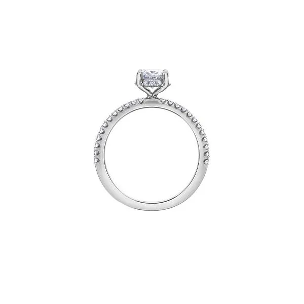 0.70ct Oval Brilliant Cut Canadian Diamond Ring Image 2 Victoria Jewellers REGINA, SK