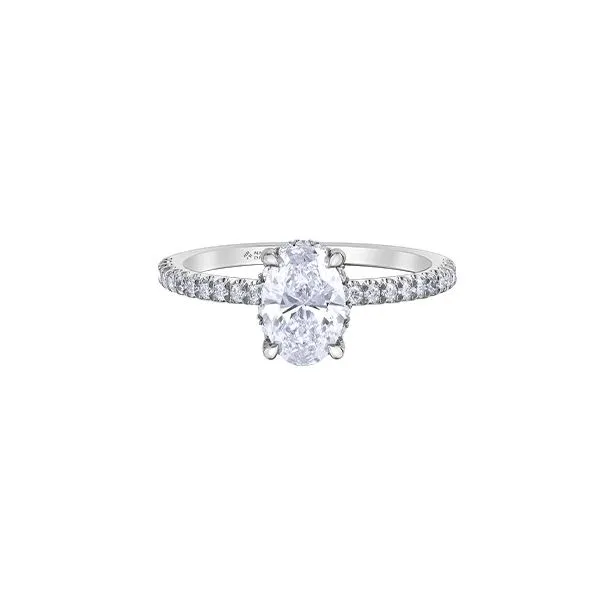 0.70ct Oval Brilliant Cut Canadian Diamond Ring Image 3 Victoria Jewellers REGINA, SK