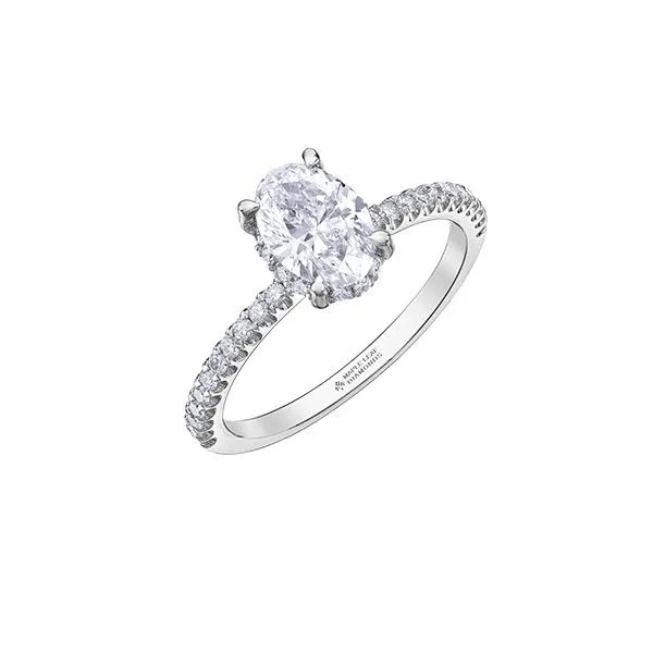 0.70ct Oval Brilliant Cut Canadian Diamond Ring Victoria Jewellers REGINA, SK