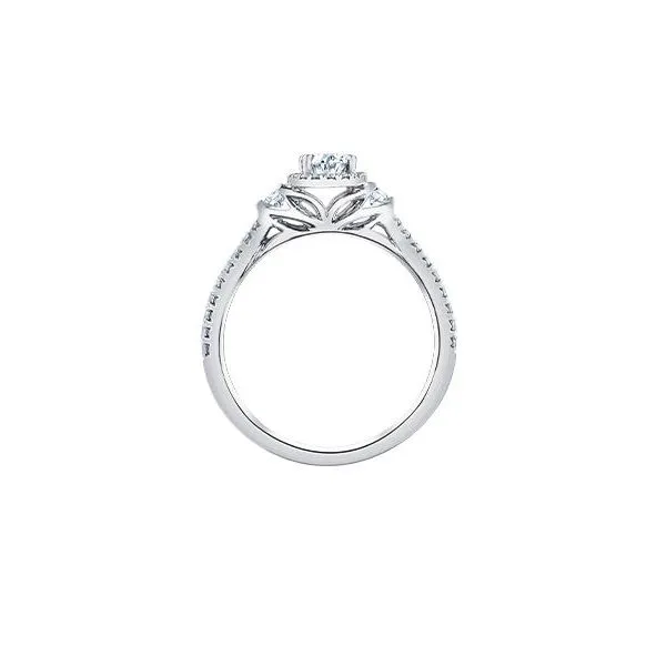 0.50ct Oval Maple Leaf Canadian Diamond Ring Image 2 Victoria Jewellers REGINA, SK