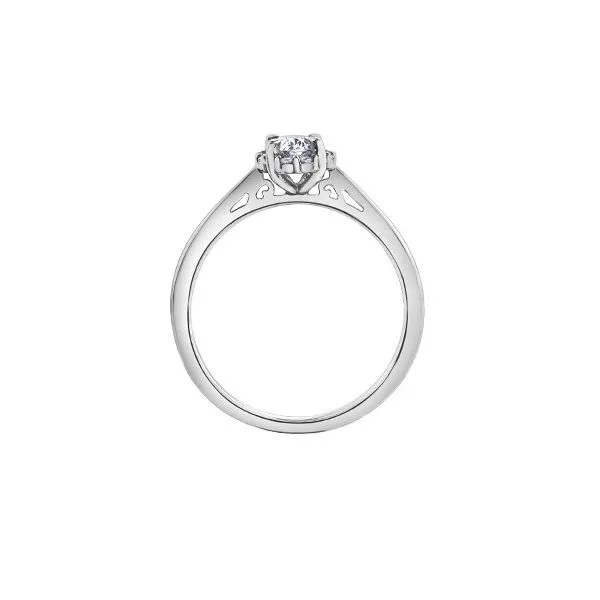 Maple Leaf Engagement Ring Image 3 Victoria Jewellers REGINA, SK