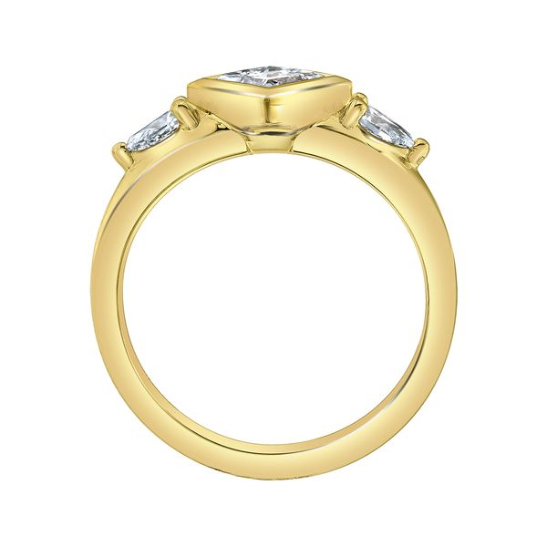 1.02ct Princess Cut Maple Leaf Canadian Diamond Ring Image 2 Victoria Jewellers REGINA, SK
