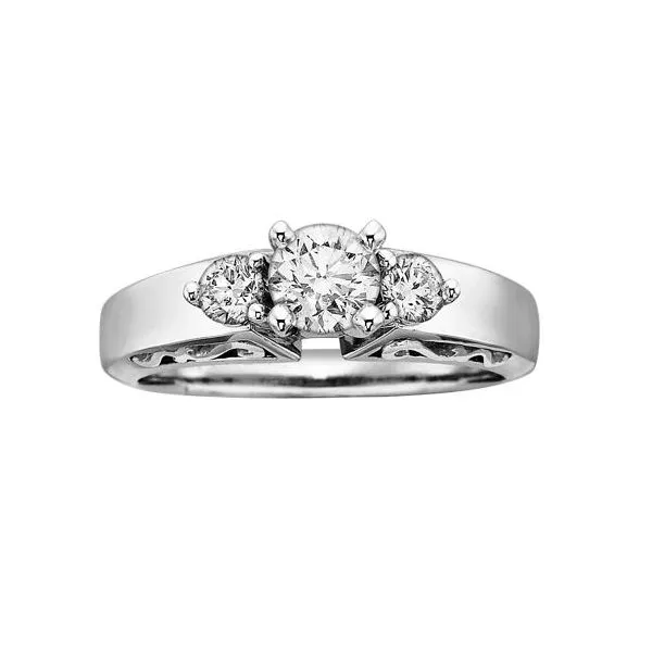 Maple Leaf Canadian Diamond Engagement Ring Victoria Jewellers REGINA, SK