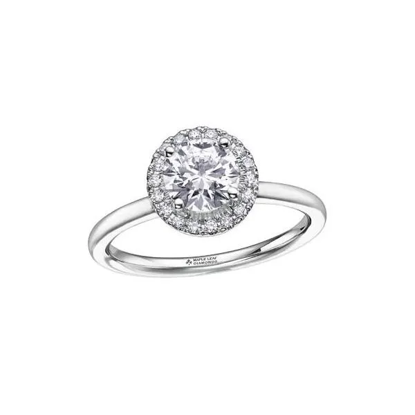Maple Leaf Canadian Diamond Engagement Ring Victoria Jewellers REGINA, SK