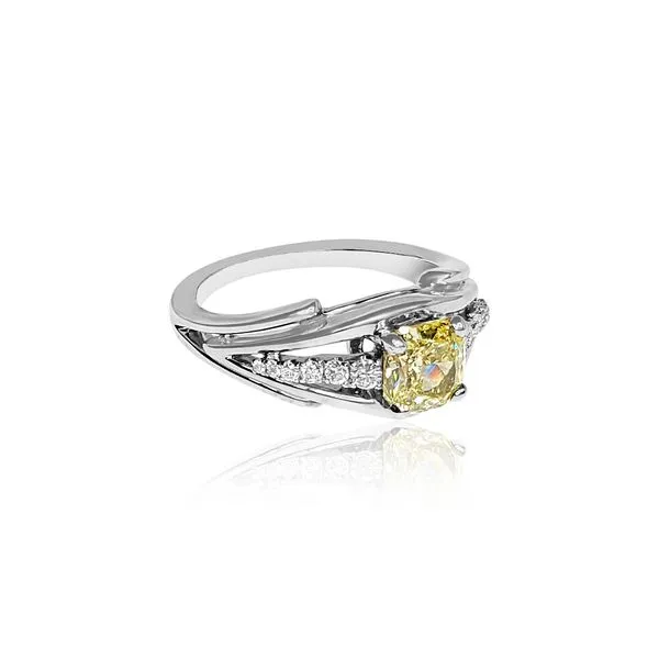 Natural Fancy Yellow Diamond Ring Image 2 Victoria Jewellers REGINA, SK