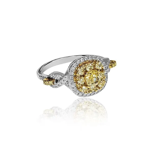Natural Fancy Yellow Diamond Ring Image 2 Victoria Jewellers REGINA, SK