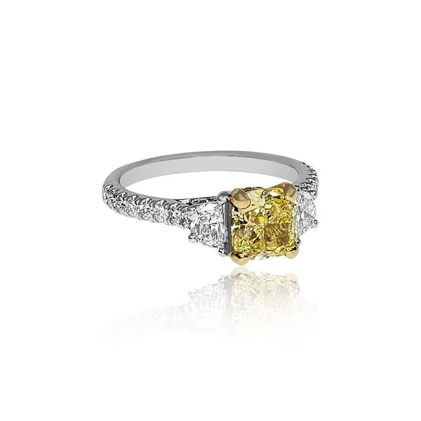 Natural Fancy Yellow Diamond Ring Image 2 Victoria Jewellers REGINA, SK